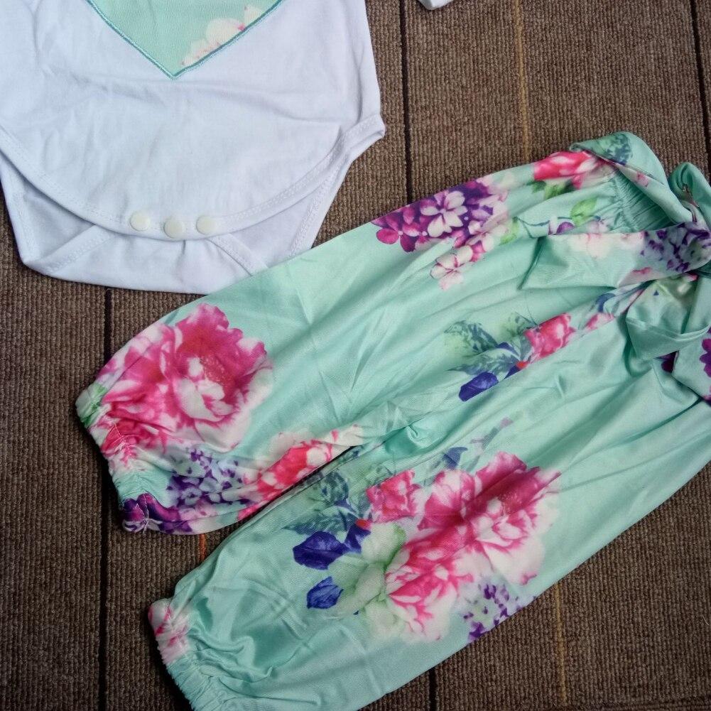 3Pcs Baby Girl Clothes Set Newborn Toddler Girls Clothing Heart Print Long Sleeve Bodysuit +Pants+Headband Outfit Suit