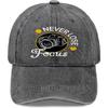 Photography Never Lose Focus Washed Denim Baseball Cap Casual Outdoor Adjustable Hat