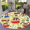 Crayon Shinchan Round Area Rug Carpet Rug For Living Room Bedroom Sofa Playroom Decor Nonslip Floor Mat