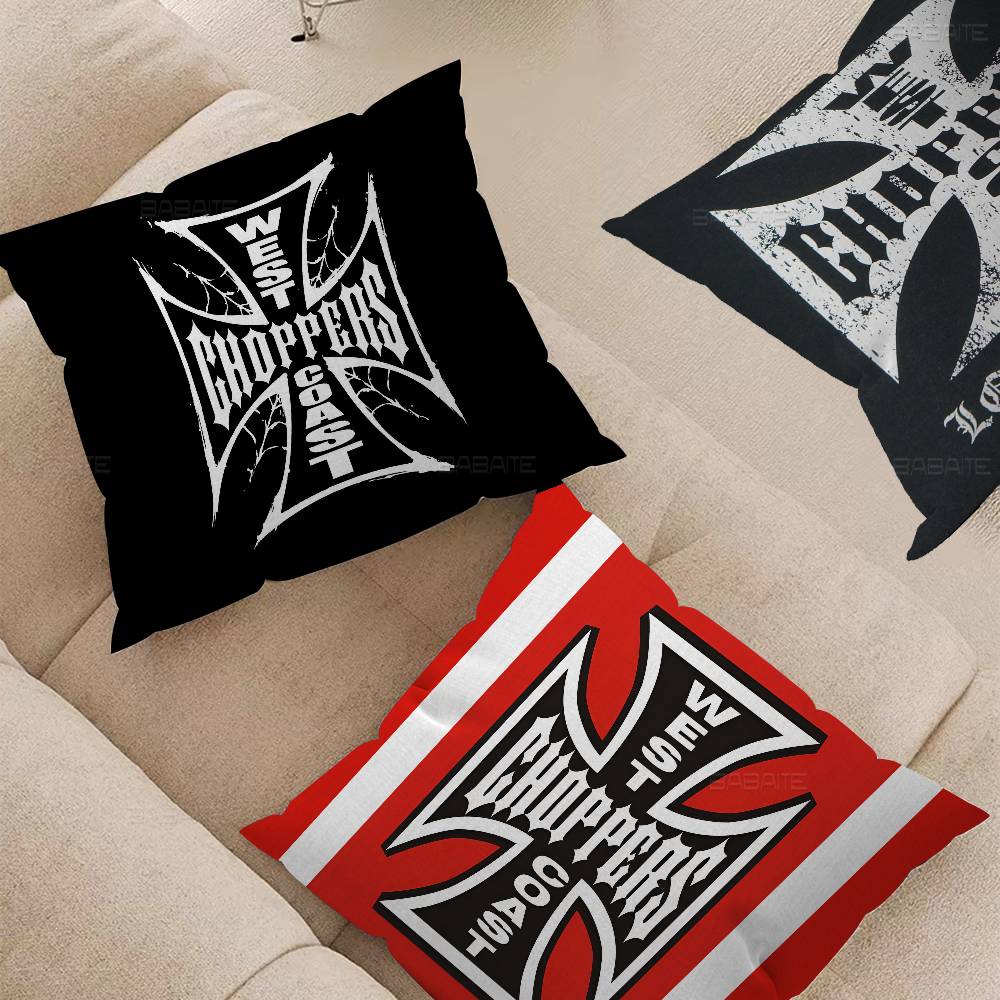 West Coast Choppers Pillowcase Toon Gift Cushion Cover Bedroom Home Sofa Chair Seat Decor Pillow Case