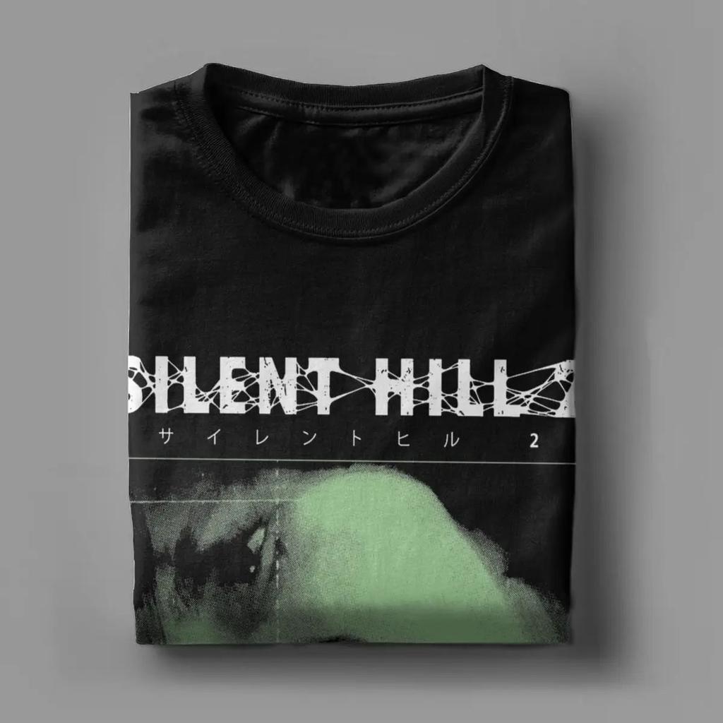 2026 Unisex Silent Hill 2 T Shirts Cotton Clothing Casual Short Sleeve Round Neck Tee Shirt Adult T-Shirts Hip Hop Streetwear Oversized Tshirt