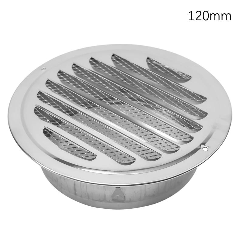 Grilă de ventilație rotundă din oțel inoxidabil 70-300 mm Protecție împotriva insectelor Exteriorul casei Tubulatură Instrumente de ventilație Hote de evacuare