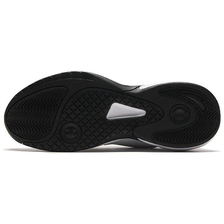 New Anta ACE ACE Cushioning Low Top Chunky Sneakers Women's White Black 922338802-10