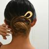 Vintage Metall U-förmige Haargabel Mode Geometrisch Unregelmäßig Legierung Haarspangen Clips Kopfschmuck Damen Mädchen Einfache Haarstäbchen Geschenke