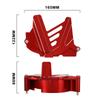 Protetor de Coroa Dianteira para Moto de Trilha Hawk 250, Protetor de Tampa de Coroa de Motocicleta CNC para Hawk 250cc(Não serve para Hawk 250 DLX EFI/Hawk 250 DLX) Vermelho