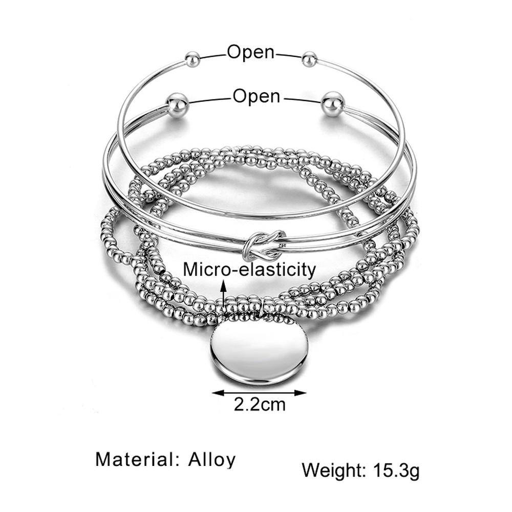 Spersonalizowana klasyczna biżuteria Wielowarstwowa, tkana, tkana, skręcona bransoletka Bransoleta ze skóry liny