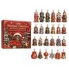 Traditional Christmas Advent Calendar with Days of Holiday Countdown for Kids and Adults