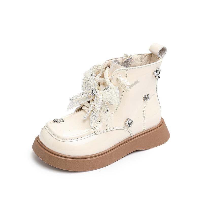 Girls' Short Boots 2025 Autumn New Chelsea Boots Children's Martin Boots Leather Boots Women's Treasure Non-slip Soft-soled Princess Boots