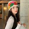 Literary and Artistic Color Knitted Hollow Flower Headgear Women's Summer Thin Cute Niche Hat Tide