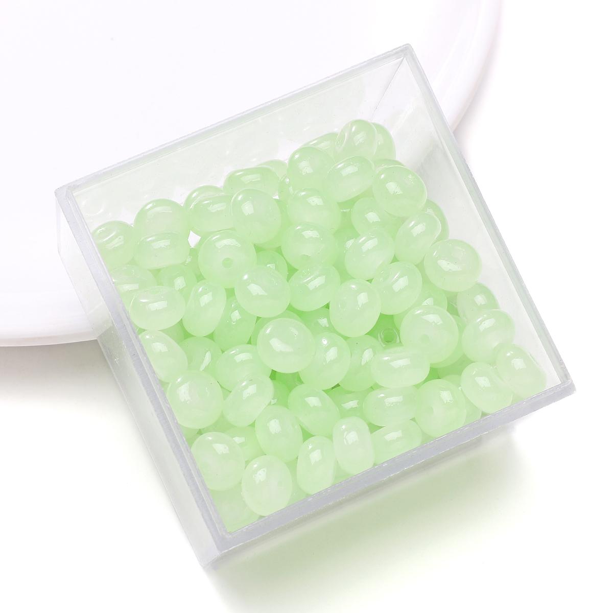 

25 шт. хрустальные стеклянные бусины, свободные разделительные бусины для изготовления ювелирных изделий своими руками, браслет, ожерелье светло-зеленый