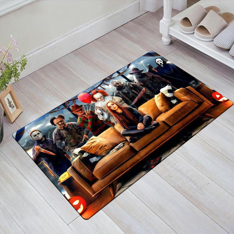 Horror Carpet Rug for Living Room Bedroom Home Sofa Decoration,Kids play Non-slip Floor Mat