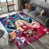 2025 H-Hazbin Hotel Charlie Cartoon Carpet Rug for Bedroom Living Room Home Sofa Decoration,kids Game Play Decor Floor Mat Gift
