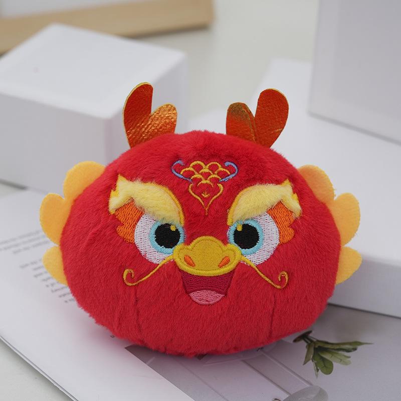 Plush Huggable Dragon 2024 New Year Mascot Adorable Stuffed Animal Gift
