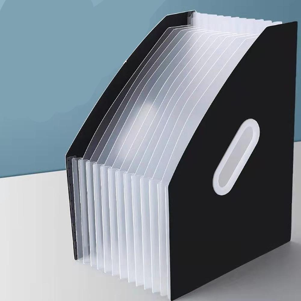 1pc Vertical Portable Folder, Expandable Organ Bag, Multi-layer Student Specific Paper Organizer, Office Files Available