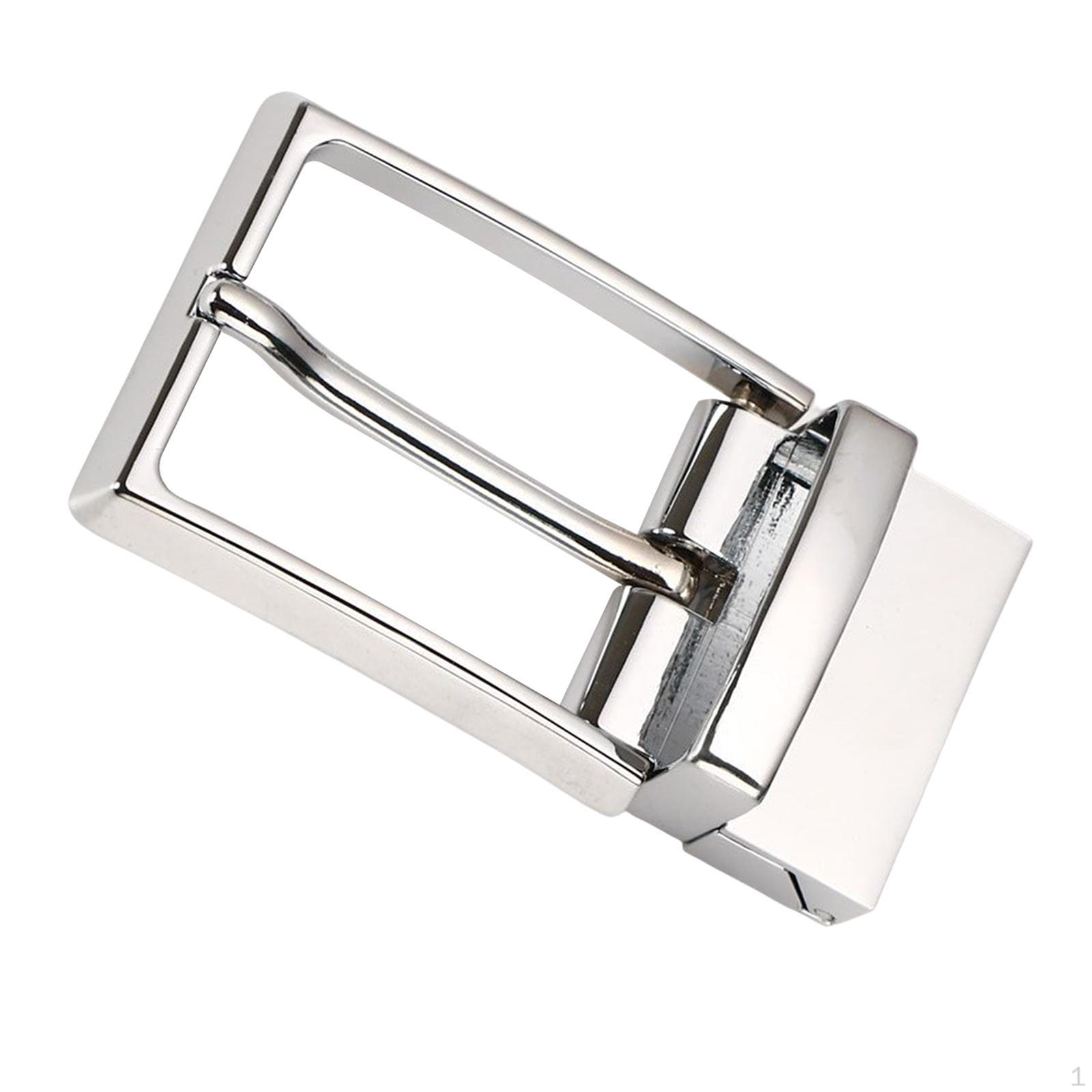 Alloy Pin Buckle Single Prong Rectangular Belt Replacements