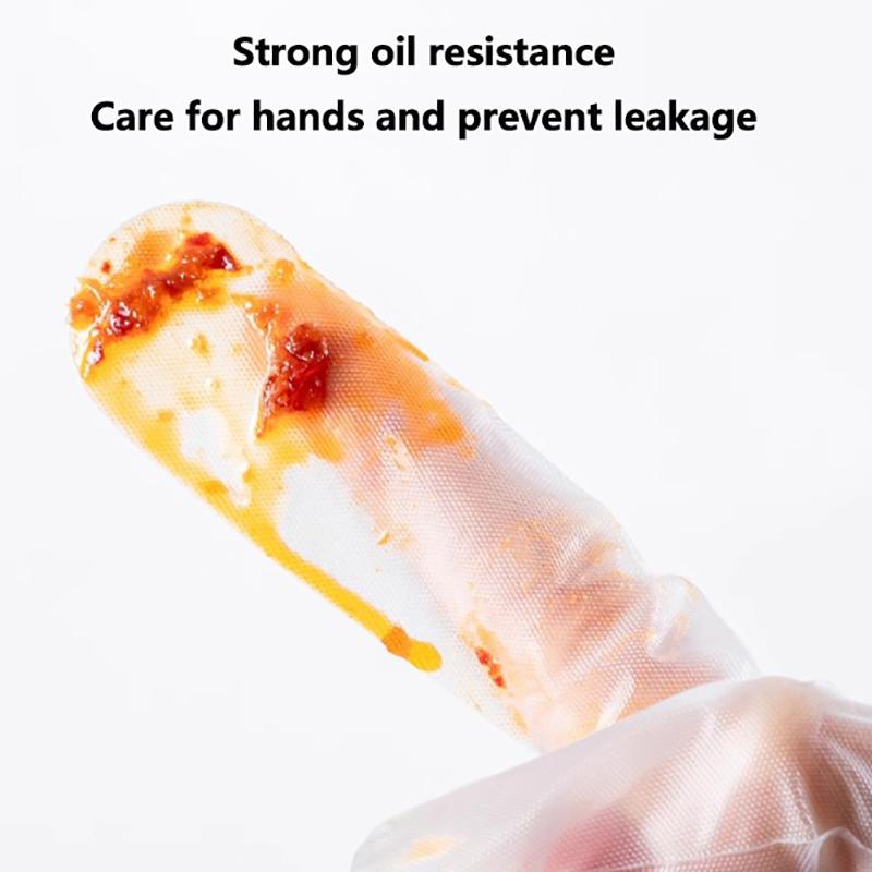 10Pcs Disposable Extended Gloves Transparent Eco-Friendly Multifunctional Arm Protection Gloves Diy Cooking Kitchen Long Gloves