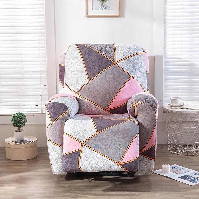 Stretch Recliner Cover 4Pieces/Set Chair Slipcovers Non Slip Slipcover Recliner Furniture Protector For Living Room