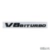 ABS V8 BITURBO Badge Decal Car Body Trunk Emblem Letters Sticker for Mercedes Benz W210 W211 W212 W213 GLA GLK ML GL GLC GLE AF1