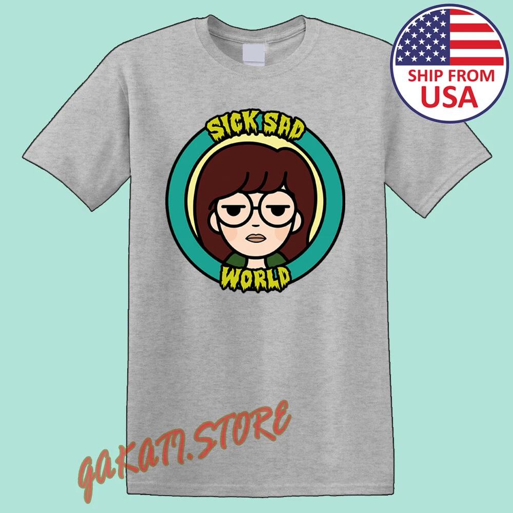 

Daria Sick Sad World Men s Grey Size S-5XL 3XL