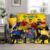 Coperta Morbida e Didattica Coperta in Flanella per letto, divano, Campeggio, Escursionismo, Essenziali per Picnic, regalo per la famiglia Regali per Fan