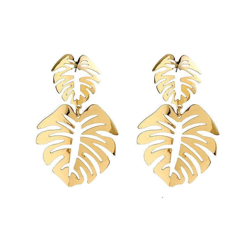 

Retro Metal Leaves, Branches, Hollow Stud Earrings, New Summer Products, High-End Earrings, Temperament, Premium Earrings.