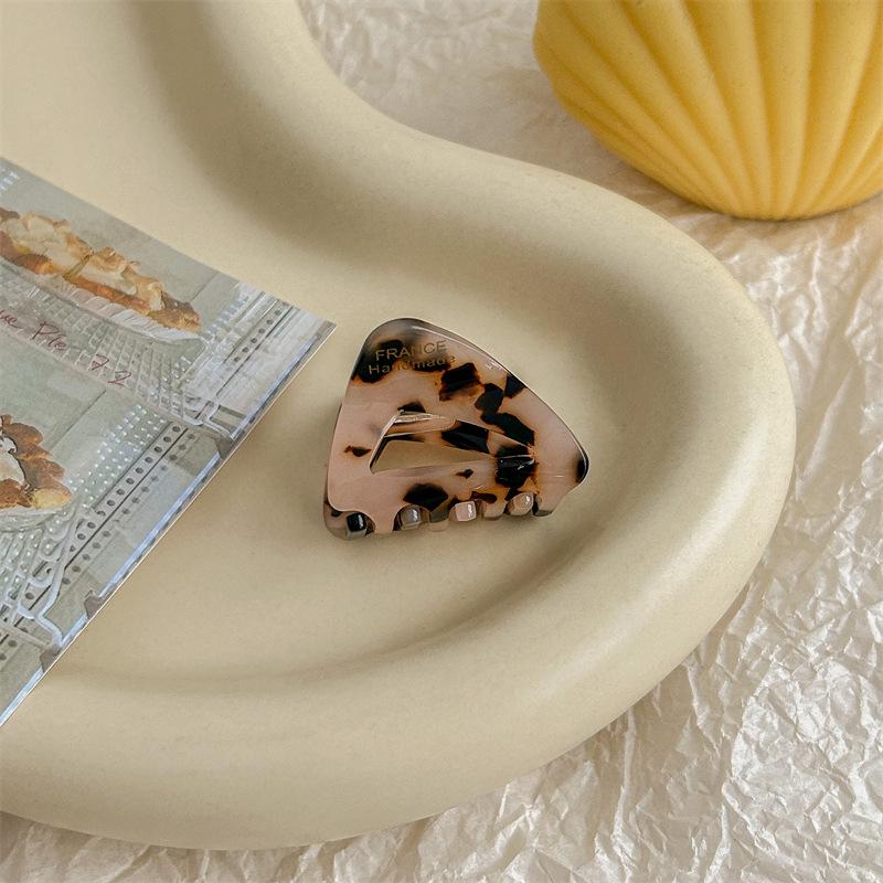 2024 Autumn Women's Exquisite Acetate Triangle Hair Clip