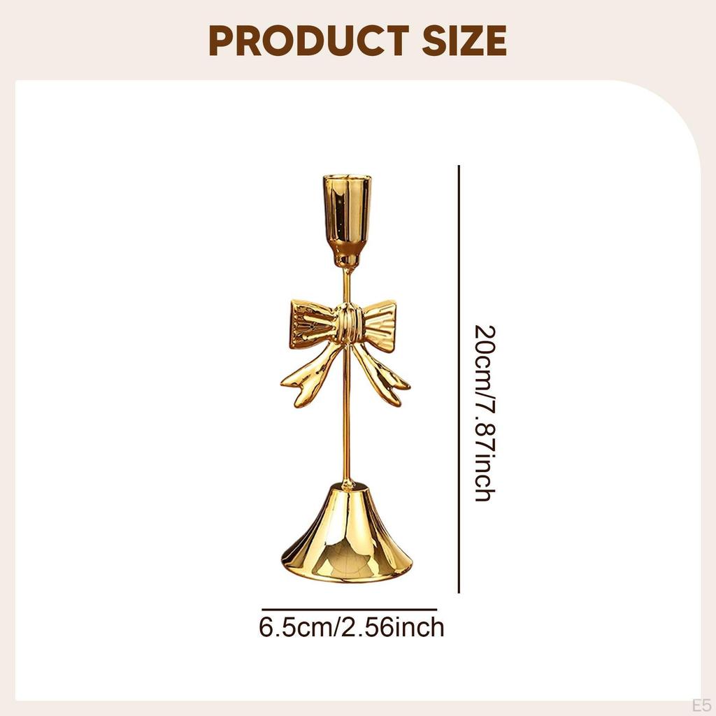 Dekorativer Metall-Kerzenhalter, Kerzenständer, Halter für Kamin, Tisch, Wohnzimmer, Party,