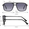 Grey Lenses Bifocal Reading Sunglasses TR90 Oversized Double Bridge Comfortable Reading Glasses +0.75 To +4 UV Protection