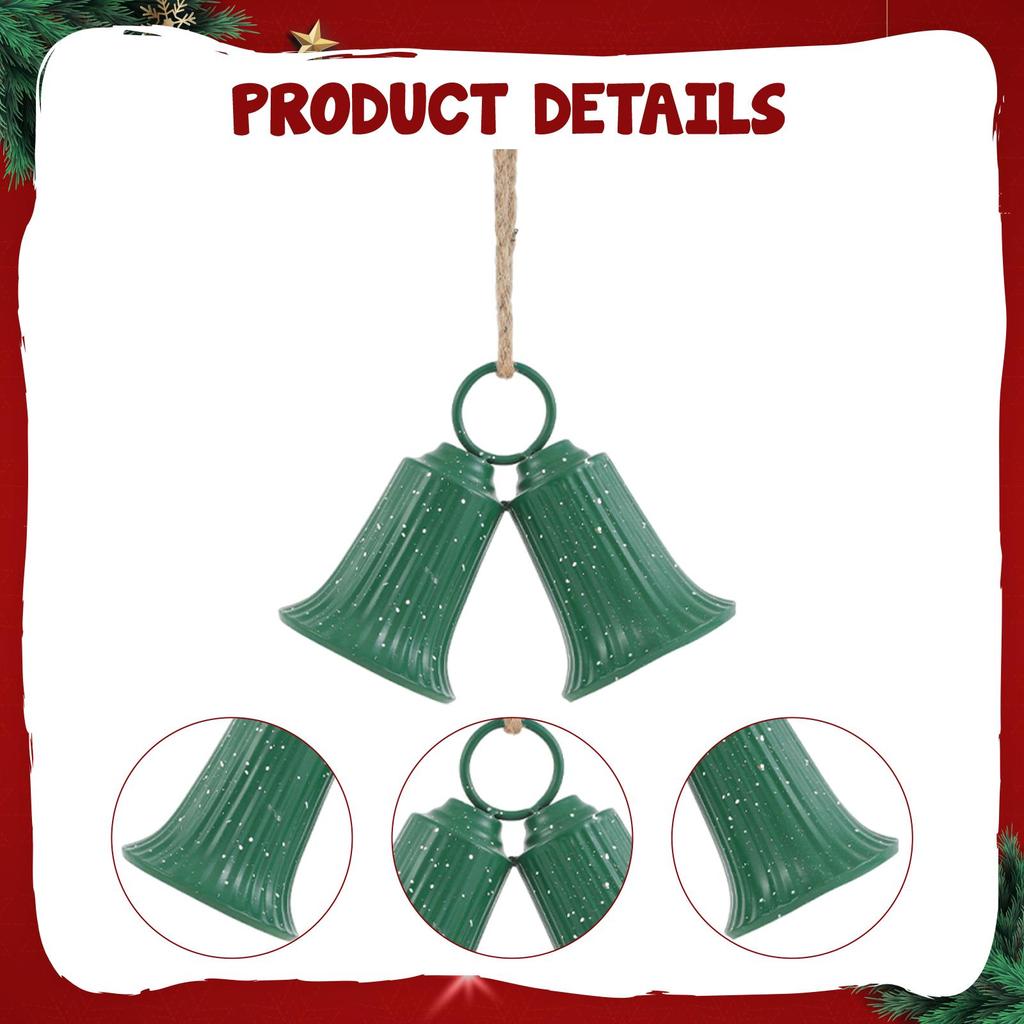 Ozdoba Dzwonek Świąteczny Kreatywny Lekki Wisiorek Dzwonki Ozdoba do Zawieszenia na Choince Prezent na Halloween Hotel Dom Święta