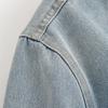 Neue, europäischer und amerikanischer Stil, kurze Jeansjacke mit Metallschnalle 0695274