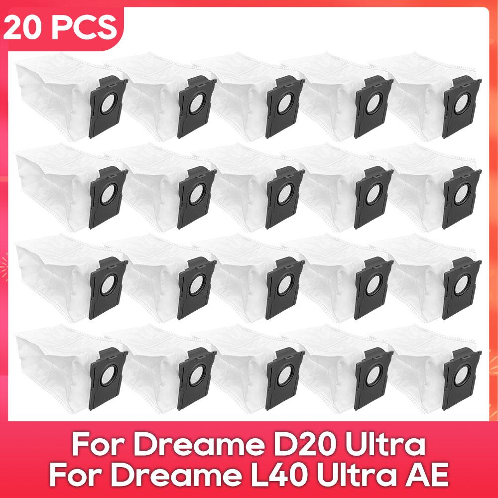 Fit For ( Dreame L40 Ultra AE / L40S Ultra CE / D20 Ultra ) Parts Main Side Brush Filter Mop Cloth Dust Bag Accessories