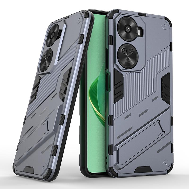 

Для Huawei nova 12 SE nova12 SE BNE-LX1 чехол противоударный жесткий бронированный чехол-подставка для телефона задняя крышка For Huawei nova 12 SE серый