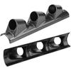Acouto Gauge Mount Pod Gauge Bracket Holder Universal Heavy Duty Racing Sport Meter Gauge Pillar Mount Pod Holder(Triple Hole)