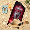 Football Club Print Beach Towel, Versatile Lightweight Absorbent Beach Towel for Pool Surf Yoga Bathroom, Perfect Birthday Holiday Gift