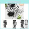 Black Base White Paw Print Satin Ribbon Ideal For Stylish Pet Bow Tie Crafts And Accessories