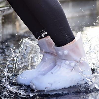 1 Pair Rainproof Shoe Covers Waterproof Anti-Puncture Wear-Resistant Non-Slip Shoe Protectors Outdoor Rain Shoe Gear