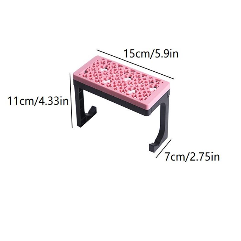 Support de séchage pour pinceaux de maquillage en silicone, étui de rangement pour set de maquillage, organisateur pour stylos à ongles et pinceaux de peinture, convient pour tous les diamètres de manche