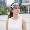 Portable Women Sun Hat Large Wide Brim Anti-UV Protection Solar Protection Cap Solar Protection Rollable Empty Visor Cap Women