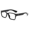 Trending Square Anti Blue Light Glasses Mens Computer Reading Optical Prescription Eyewear Hyperopia Finished Frame