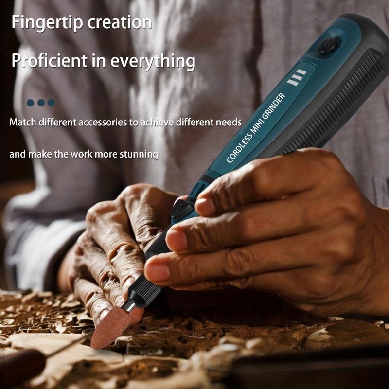 1 Set DIY Home Mini Electric Grinder, Small Handheld Electric Engraving Machine, Artificial Jade Engraving Polishing Machine