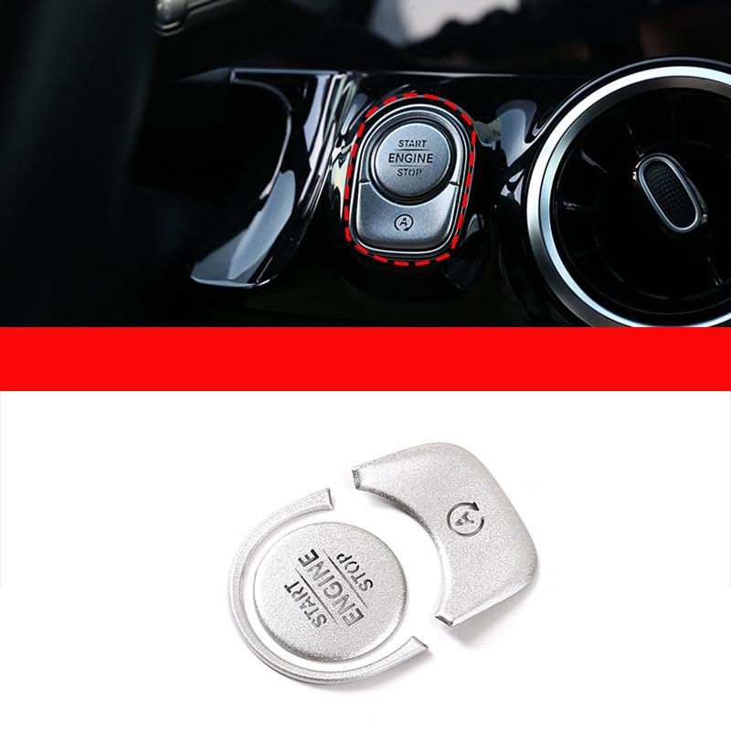 Engine Start Stop Button Trim One-Click Start Button Sticker For Benz A B GLA GLB CLA W177 W247 H247 X247 C118 X118 2018-2026