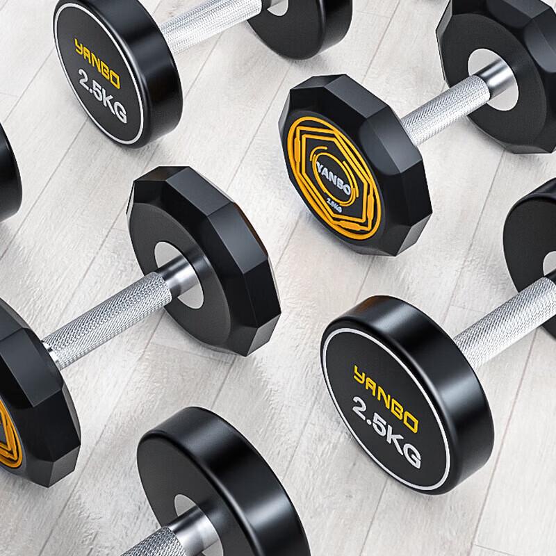 210kg Fixed Dumbbell Set with Storage Rack
