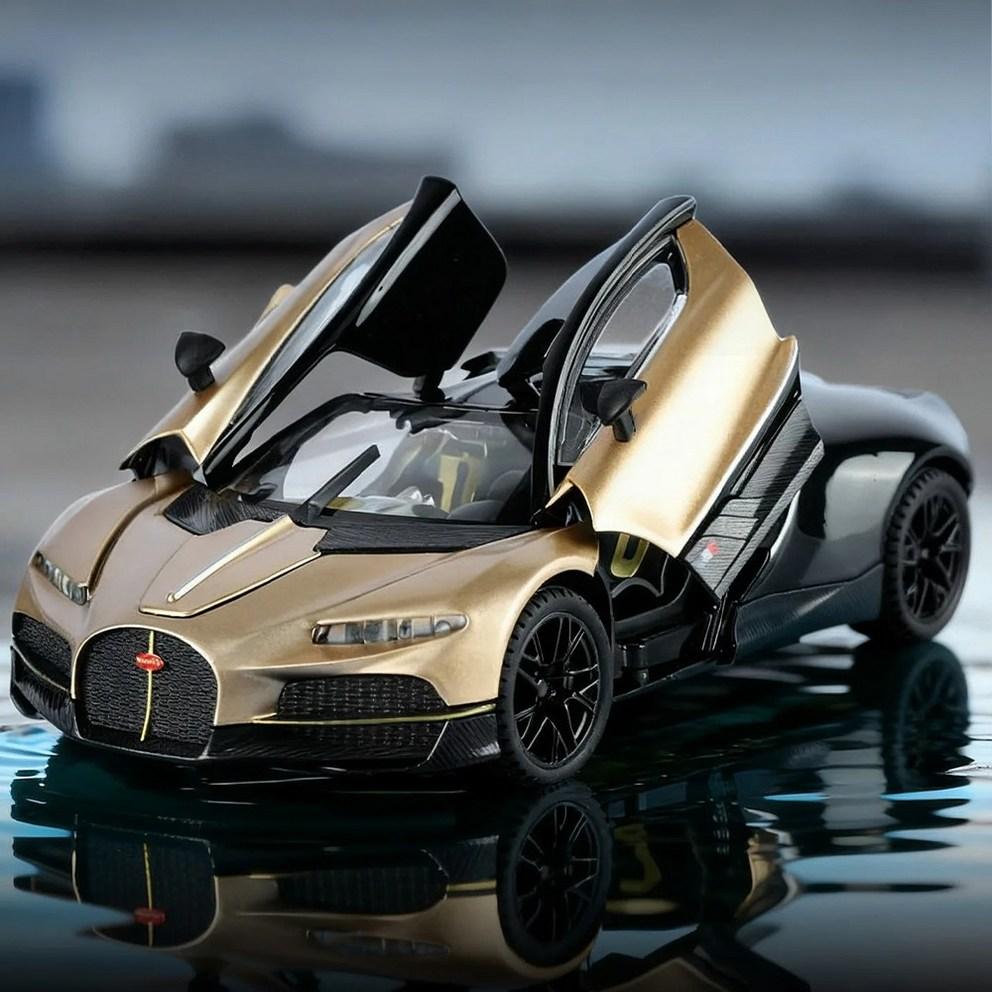 Bugatti Tourbillon 1:24 Scale Diecast Alloy Model Car - Premium Collectible Figure & Display Decoration, Blue (1pc)
