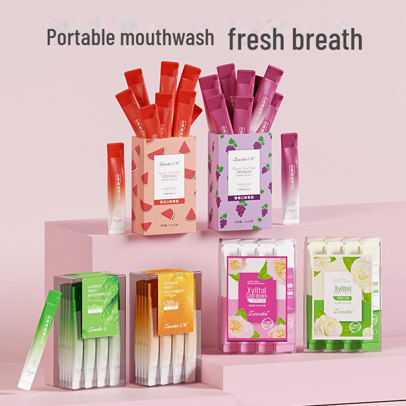 

Portable Disposable Oral Care Probiotic Mouthwash for Fresh Breath