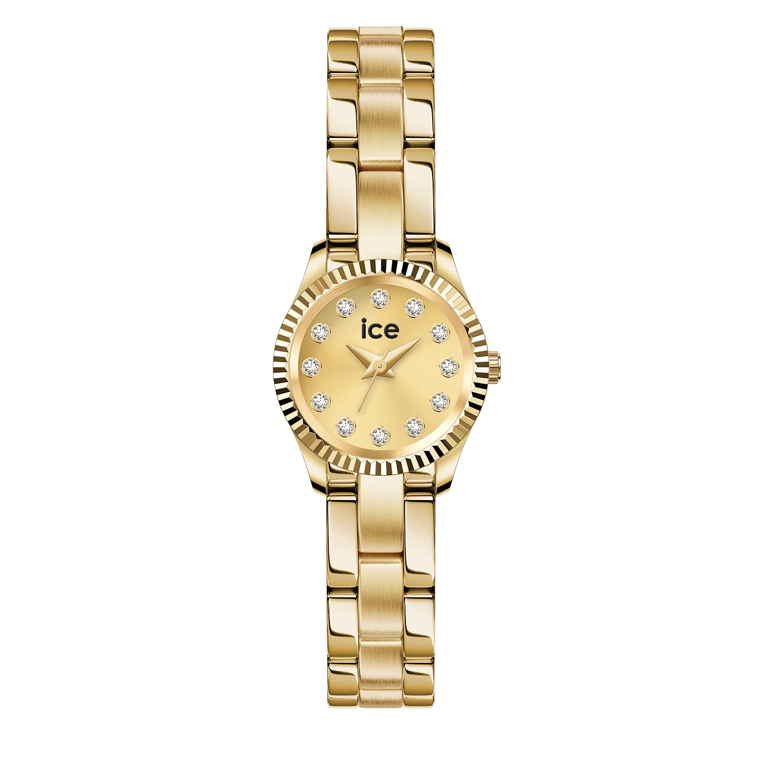 [Ice-watch] Ice-watch Women s Watch [ICE mimi] Gold 19mm Second Hand 025539