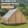 4-6 Person Auto Air Tent with Hand Pump Instant Camping Spacious Cabin Windproof Waterproof Outdoor Shelter for Hiking Travel