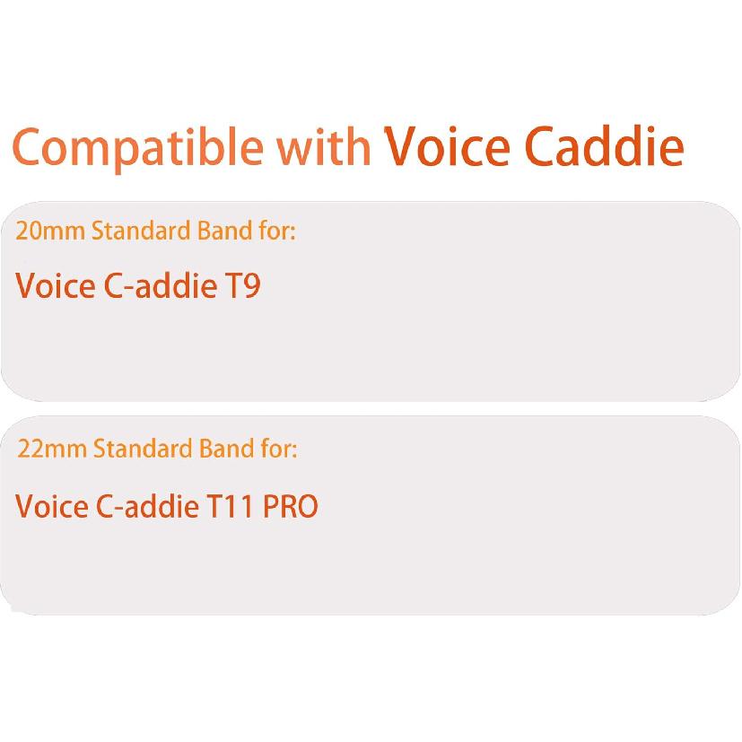 Compatible with Voice Caddie Smart Watch Bands, Quick Release Breathable Silicone Replacemet Band Straps Compatible with Voice Caddie T11 PRO, T9