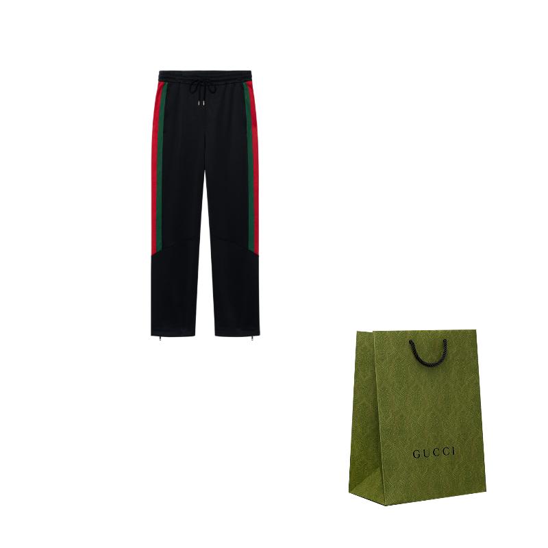 Gucci Love Parade Casual Pants Men's Black 698461-XJEEP-1152