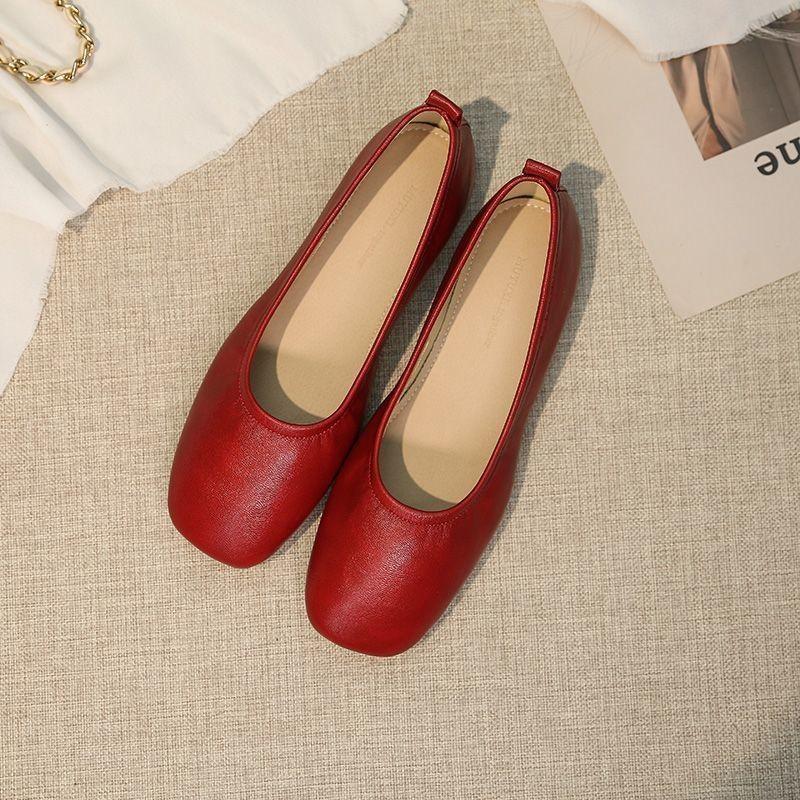 Minimalist Low-Cut Loafers for Women Soft-Soled Commuter Pumps New Arrival Flat Versatile Fashionable Loafers