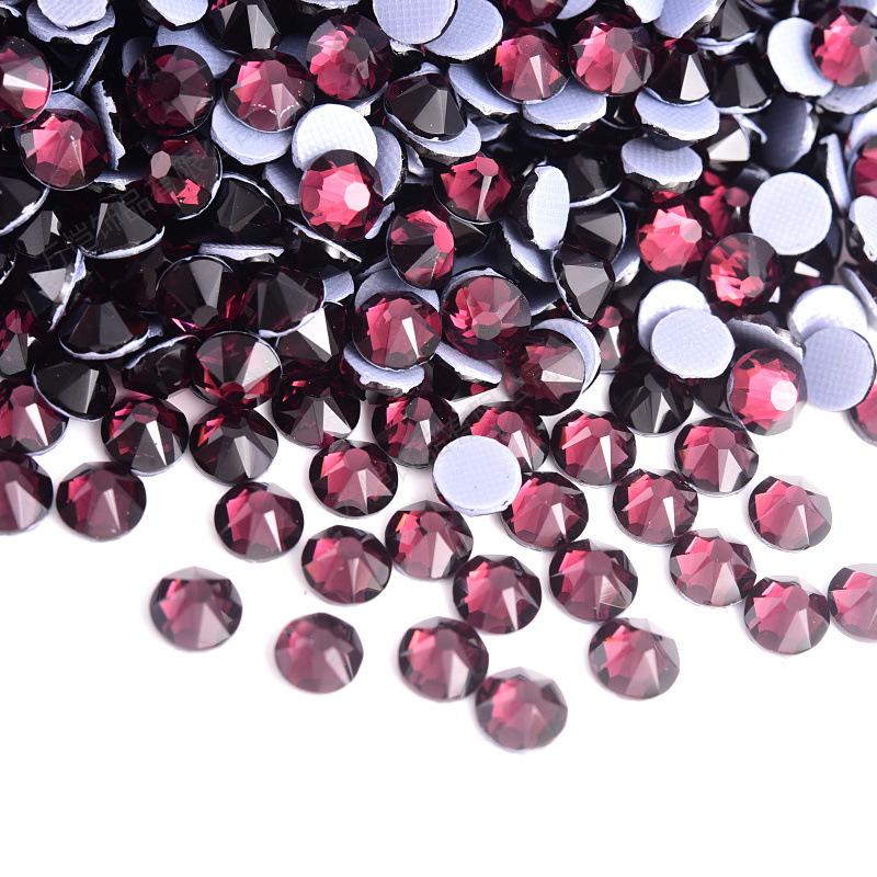 Eight Big And Eight Small Imitation Austrian Glass Hot Glue Bottom Hot Diamond Rhinestone Diy Clothing Accessories